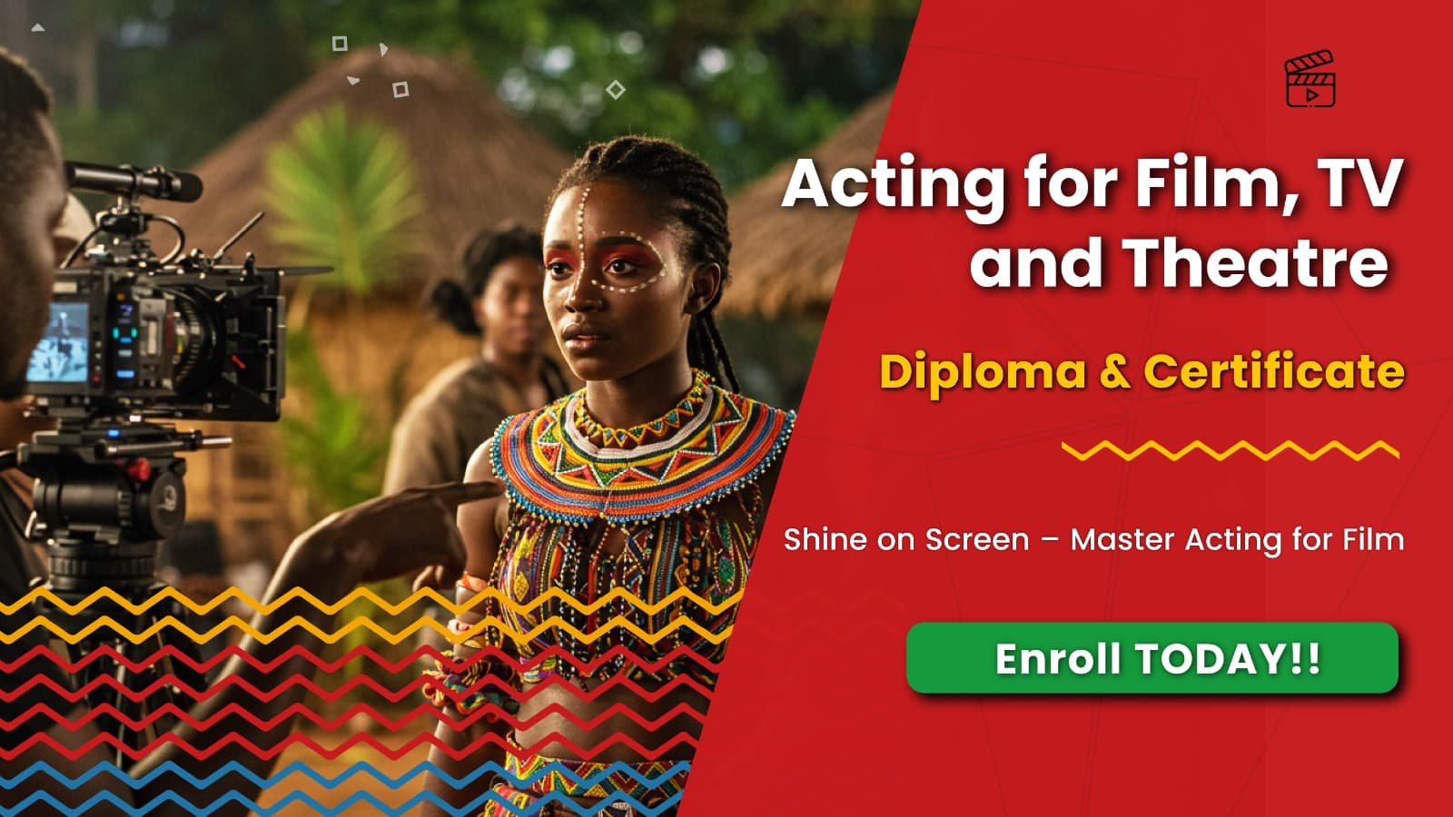 Acting for Film, Tv & Theatre Course